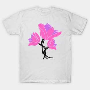 Purple flower T-Shirt